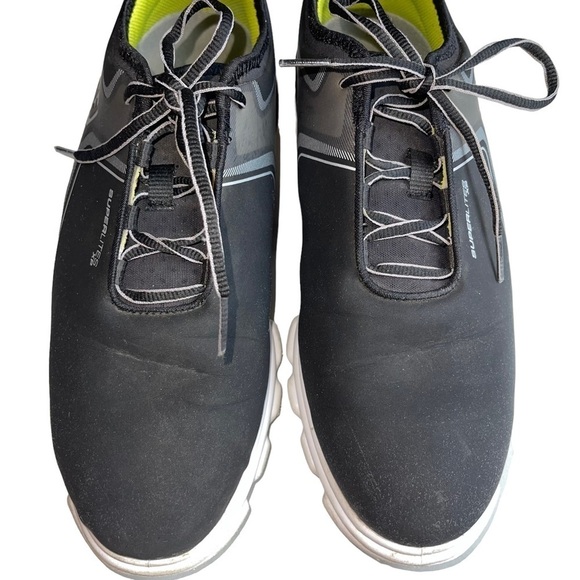 FootJoy Superlites XP Mens 9.5 Grey Lime Lightweight Spikeless Golf Shoes 58075 main image 4
